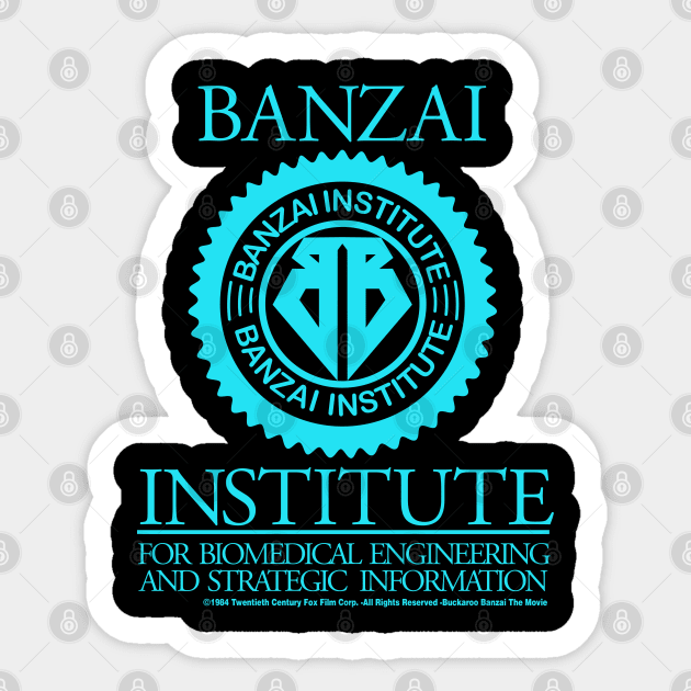 Banzai Institute Sticker by Dargie